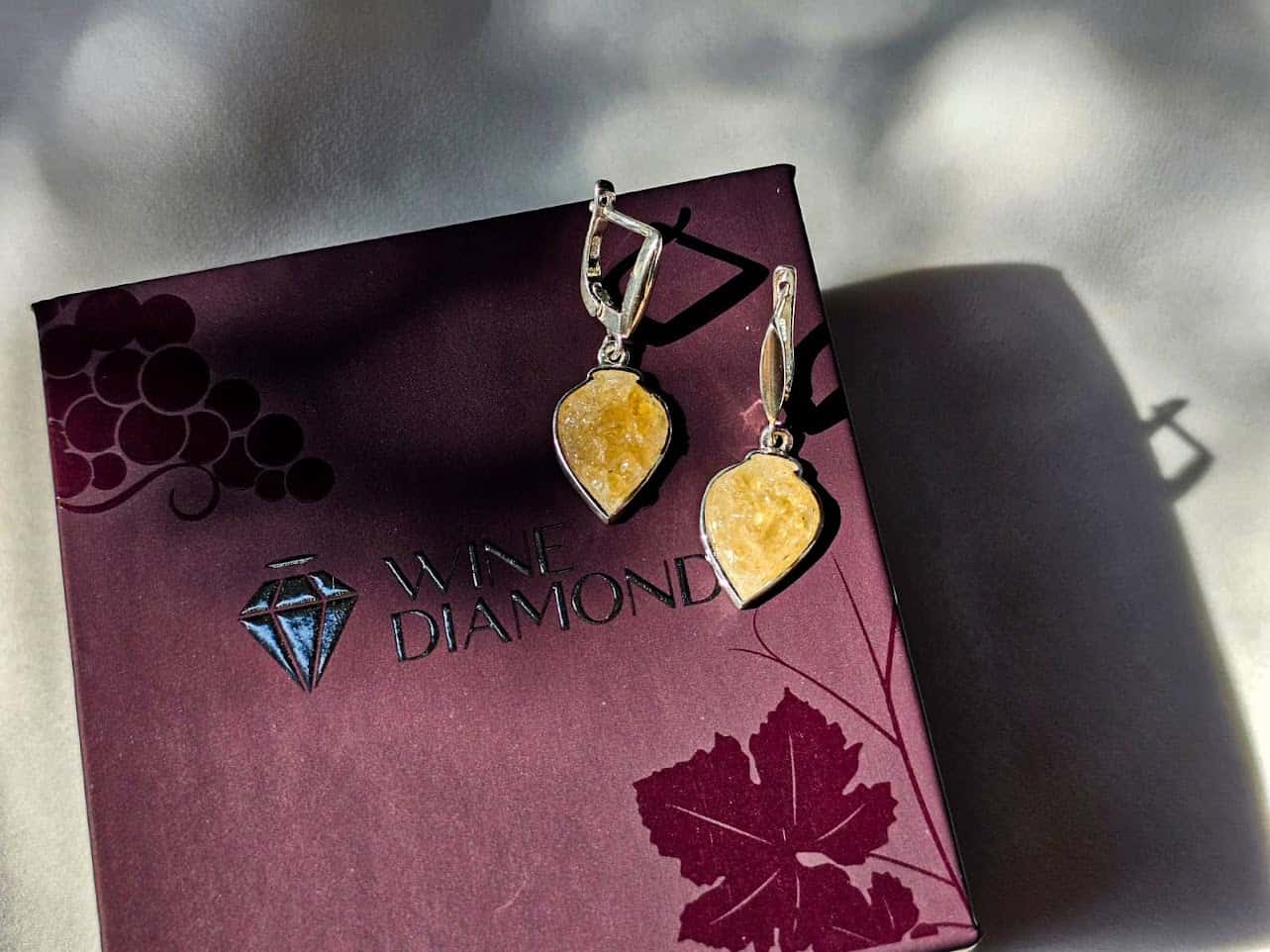 Earring "Miniature Kvevri" (Manavi's Green)